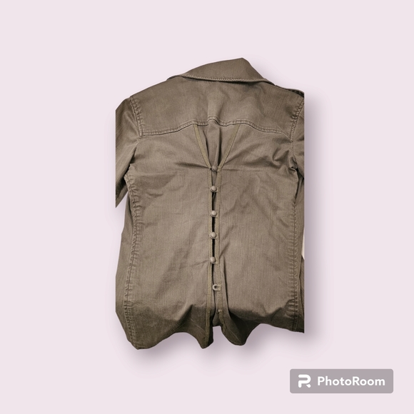 Women's dressy army jacket. - Picture 3 of 6